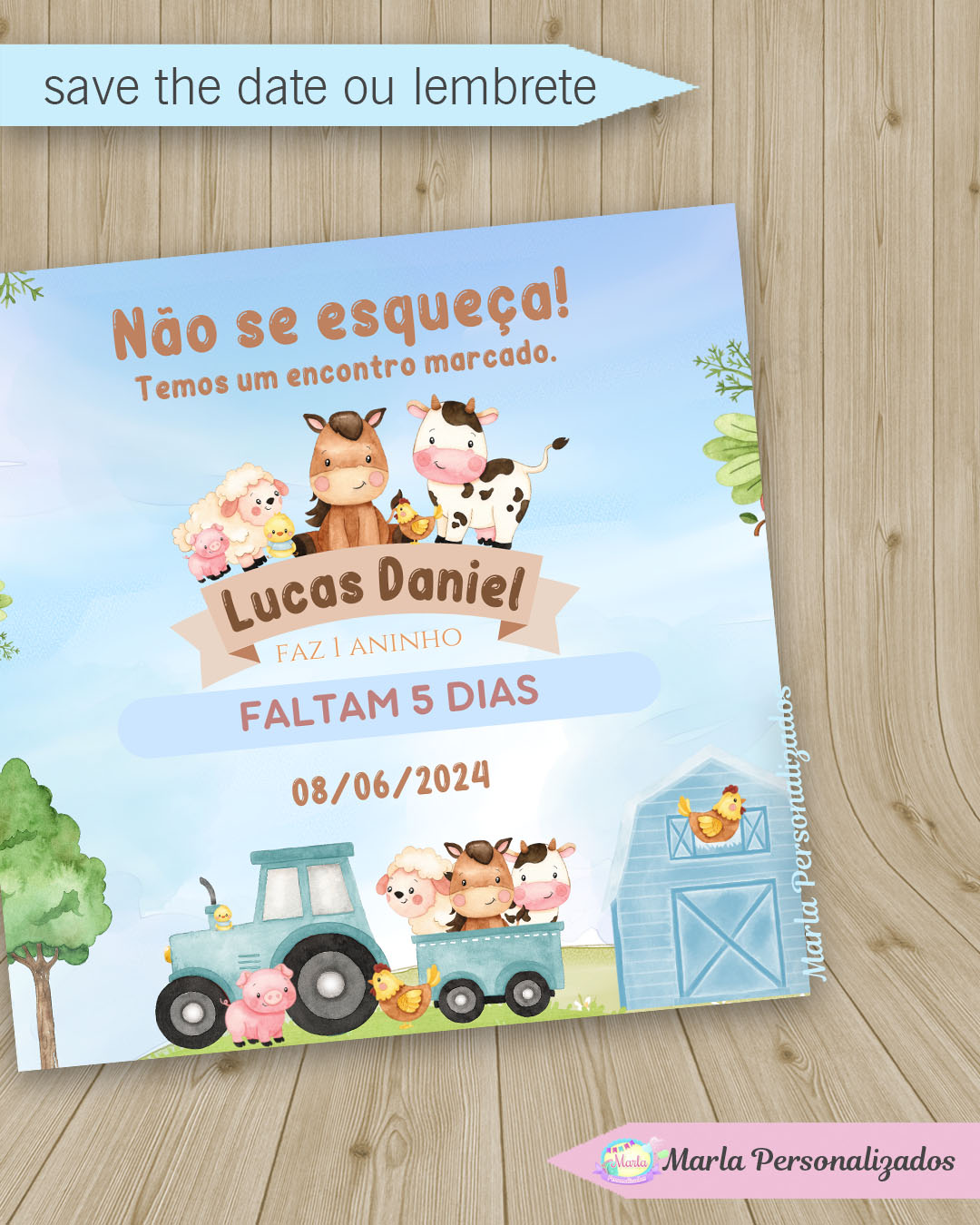 lembrete fazendinha