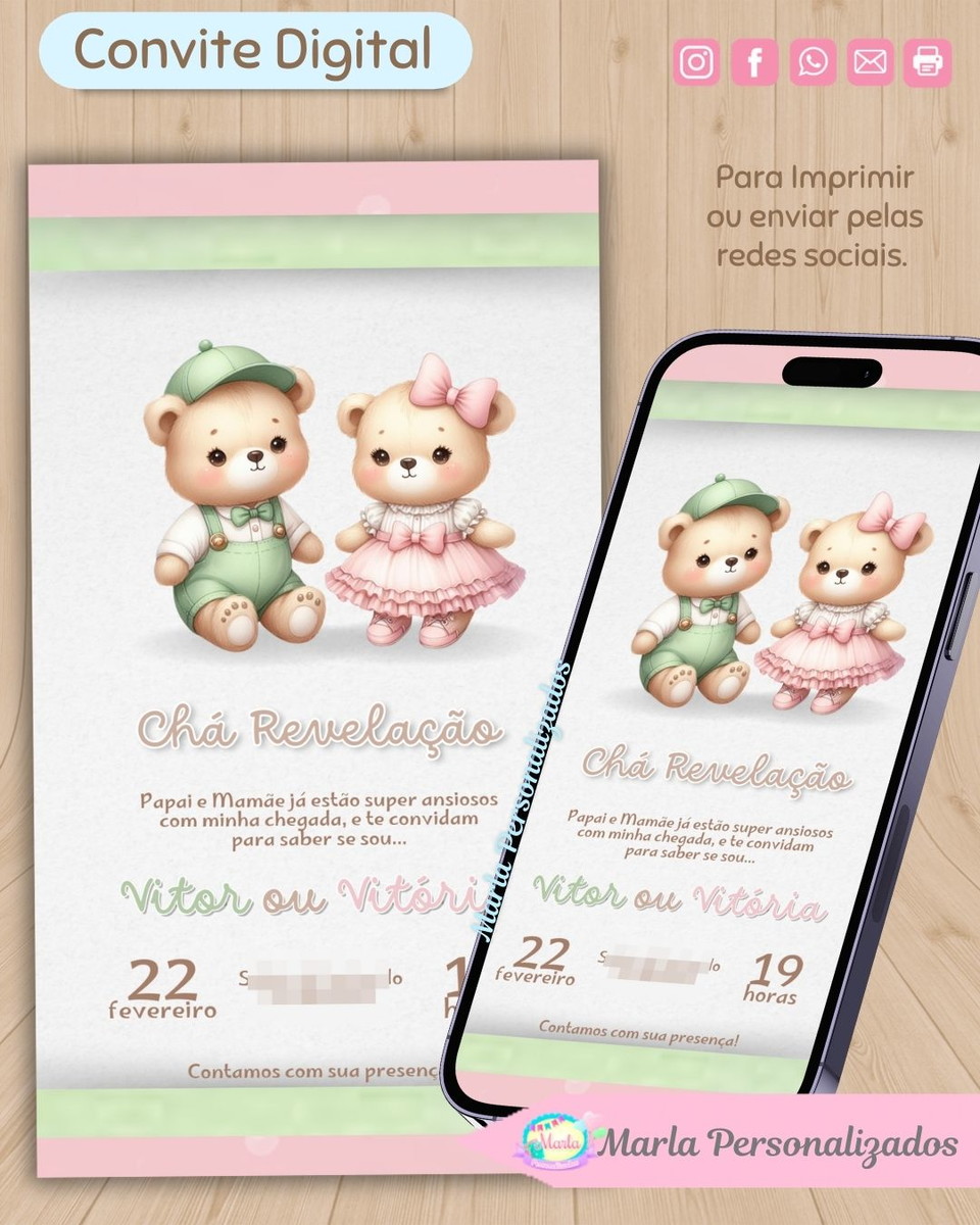 convite-digital-cha-revelacao-ursinhos-rosa-e-verde-convite-digital-cha-revelacao-verde-e-rosa